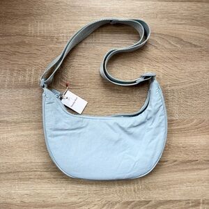 Aritzia Sunday Best Phoebe Mini Shoulder Bag Nylon Dew Blue